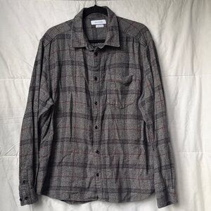 Urban Outfitters Gray Flannel Shirt